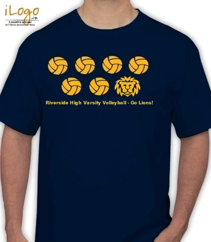 Riverside-Volleyball- - Men's T-Shirt