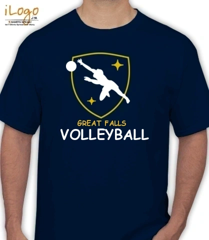 Great-Falls-Volleyball- - Men's T-Shirt