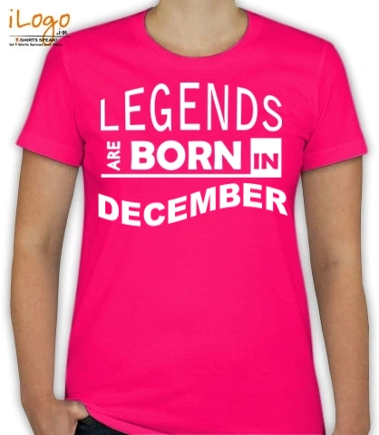 legend-bornin-december - T-Shirt [F]