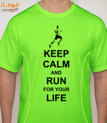 run-for-your-life - Blakto Sports T-Shirt
