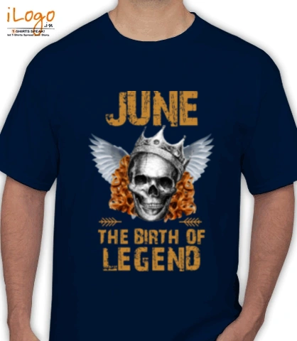 LEGENDS-BORN-IN-JUNE-.-. - T-Shirt