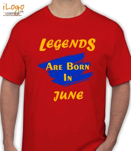 Legends-are-born-in-june/ - T-Shirt