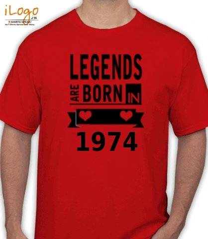 Legends-are-born-in-. - T-Shirt