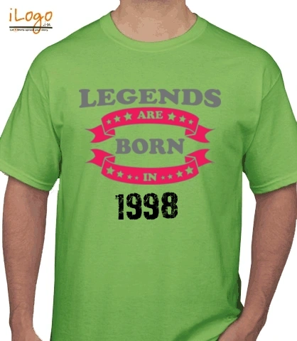 legend-are-born-in-. - T-Shirt
