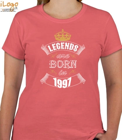 legend-are-born-in-...... - T-Shirt [F]