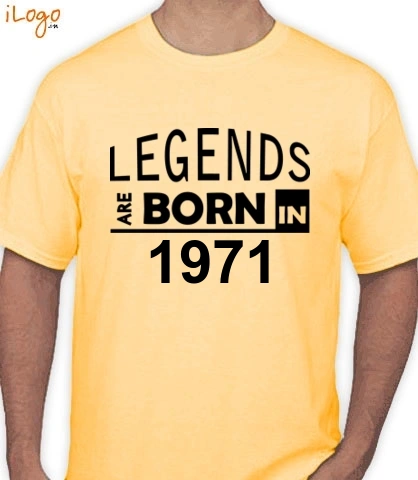 Legends-are-born-in-%C. - T-Shirt