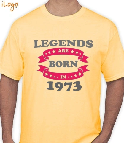 Legends-are-born-in-% - T-Shirt