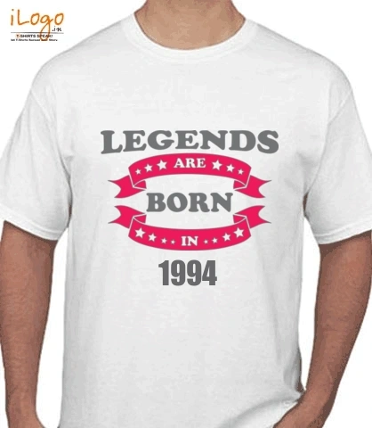 Legends-are-born-in-%B - T-Shirt