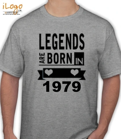Legends-are-born-IN-%C - T-Shirt