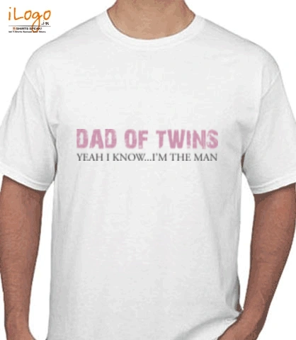 Dad-of-twins-t-shirt - T-Shirt