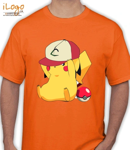pikachu-with-cap - T-Shirt