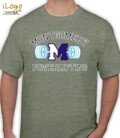 Montgomery-Powerlifting - T-Shirt