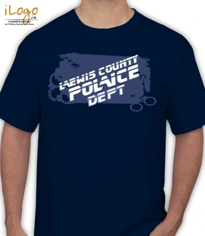 Lewis-Co-Police-Dept - Men's T-Shirt