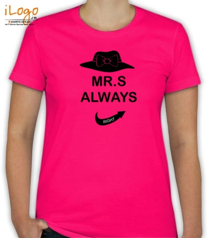 bride-Mr.s-always-right - T-Shirt [F]