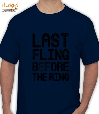 groom-fling-before-the-ring - Men's T-Shirt