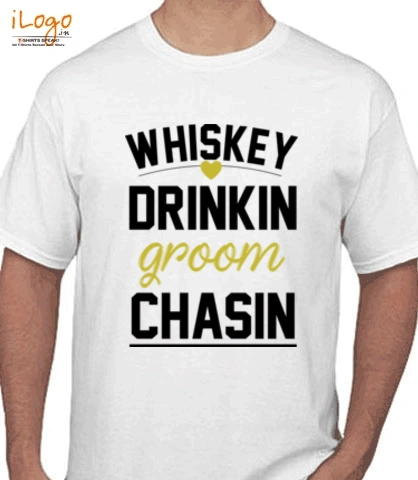 groom-drinking-whiskey - T-Shirt