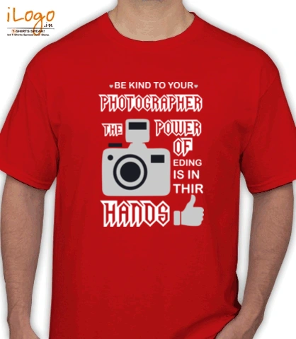 photographer-power-hand - T-Shirt