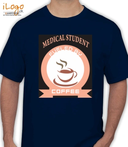 Medical-Student-Fueled-By-Coffee-design - Men's T-Shirt