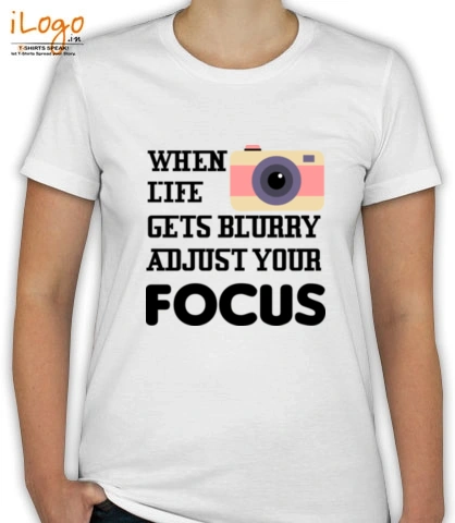 life-gets-blurry-focus - T-Shirt [F]