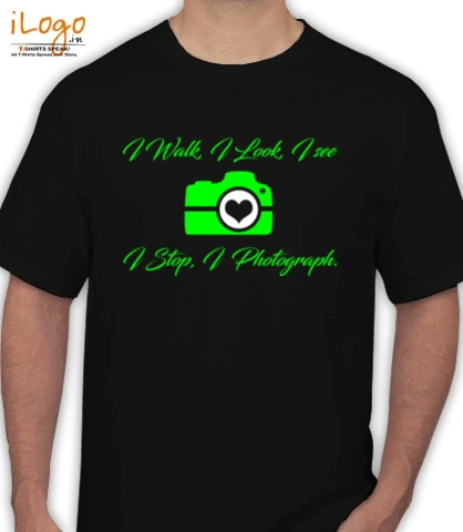 I-walk%C-see%C-Photograph - T-Shirt