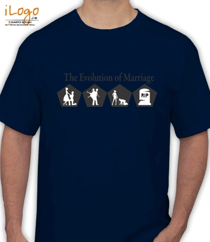 Evolution-Of-Marriage - Men's T-Shirt