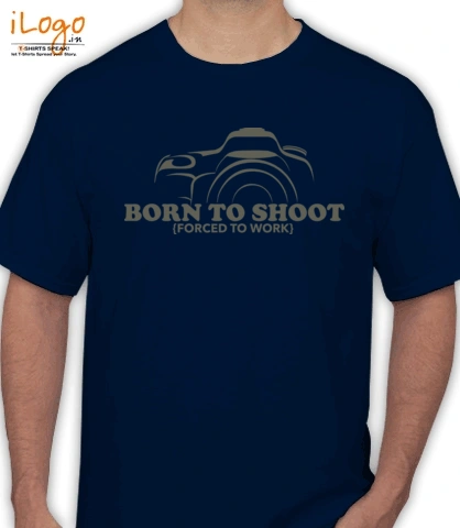 born-to-shoot-design - Men's T-Shirt