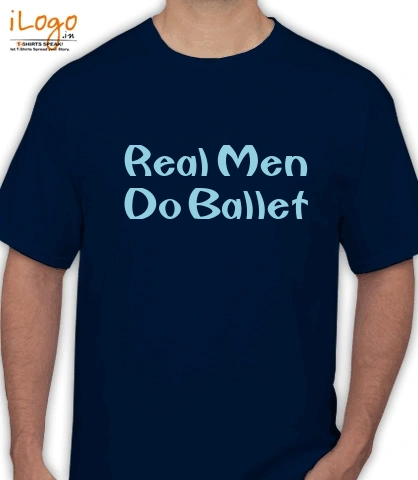 Real-Men-do-ballet - Men's T-Shirt