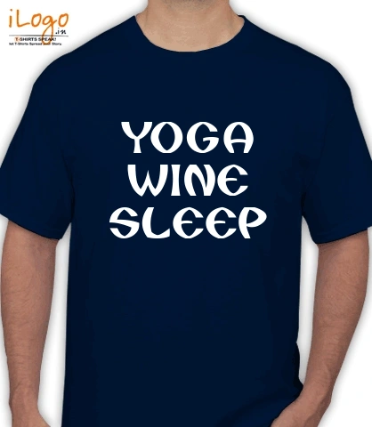 Yoga-Wine-sleep - Men's T-Shirt