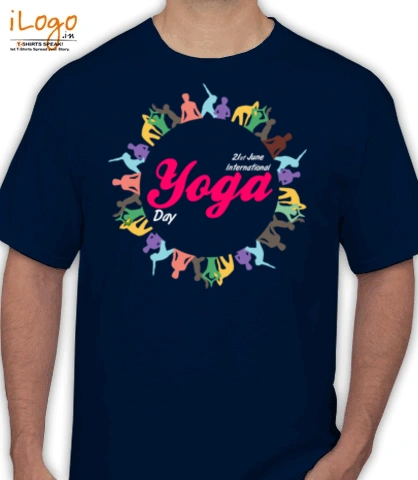 Yoga-design-colourfull - Men's T-Shirt