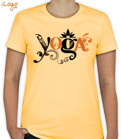 Yoga-flower-logo - T-Shirt [F]