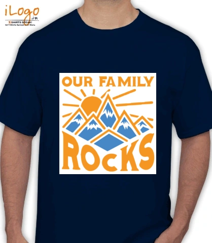 our-family-rocks - Men's T-Shirt