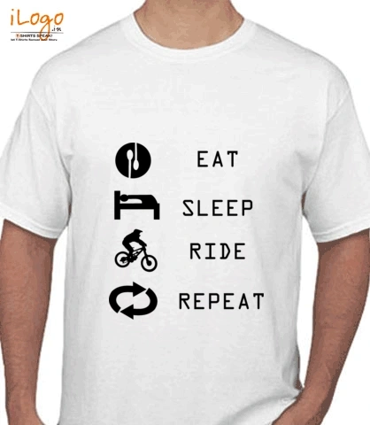 Eat-Sleep-Ride-Repeat - T-Shirt