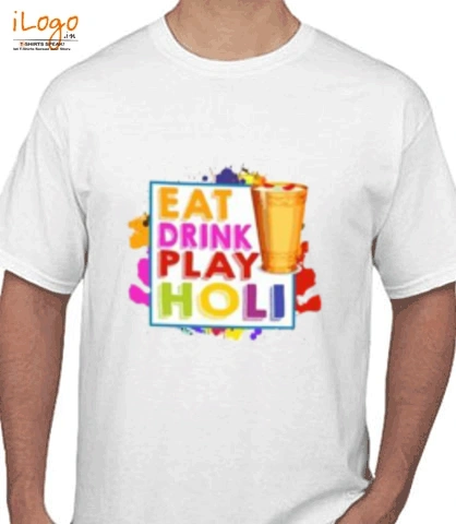 eat-drink-play-holi - T-Shirt