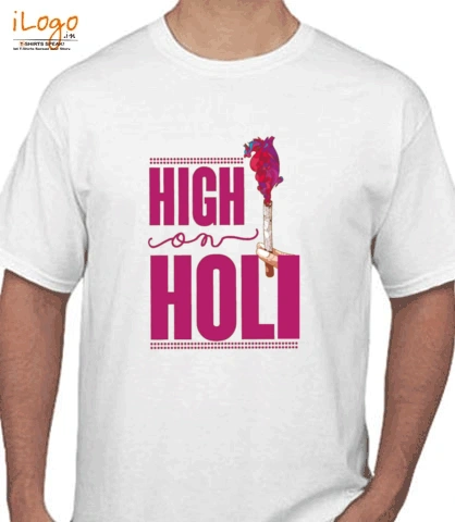 high-on-holi - T-Shirt