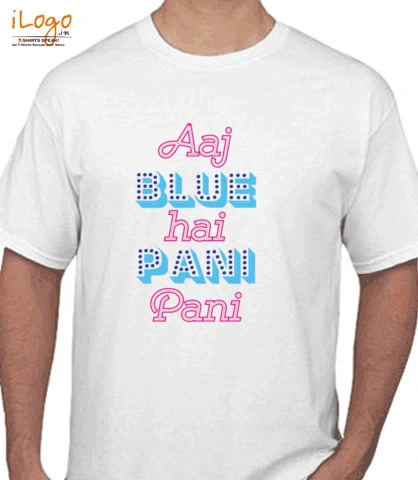 aj-blue-hay-pani-pani - T-Shirt