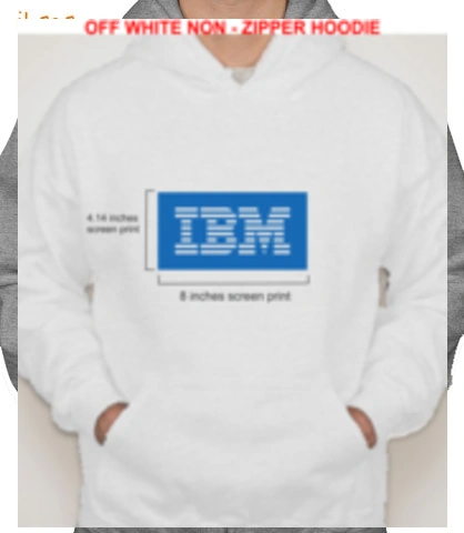 IBM-off-white - Zip. Hoody