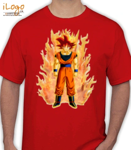 goku-fire - T-Shirt
