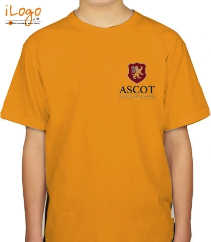 Ascot-International-School-Logo - Custom Kids T-Shirt for Boy