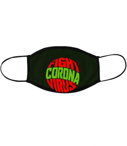 Fightcorona - Reusable 2-Layered Cloth Mask