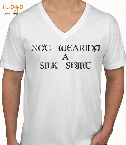 silk-shirt - Custom mens v-neck t-shirt