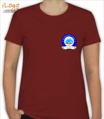 Santipur-B.Ed-College-Women%s-R/N-T-Shirt - Women T-Shirt [F]
