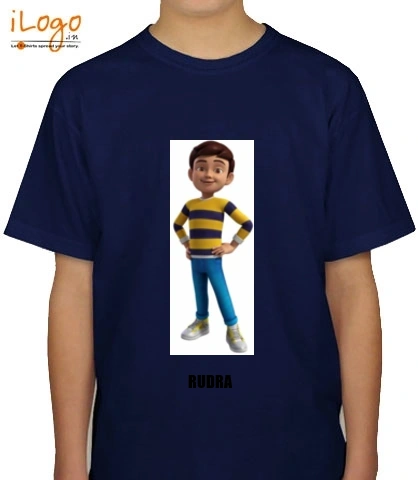 Rudra Personalized Kids T-Shirt(Boys) India