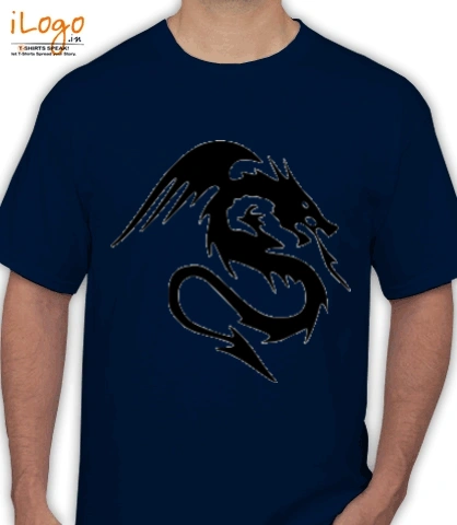 black-dragon-shadow - Men's T-Shirt
