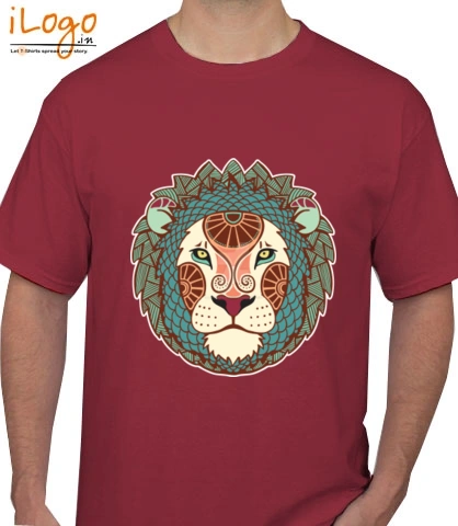 mandala-lion - T-Shirt