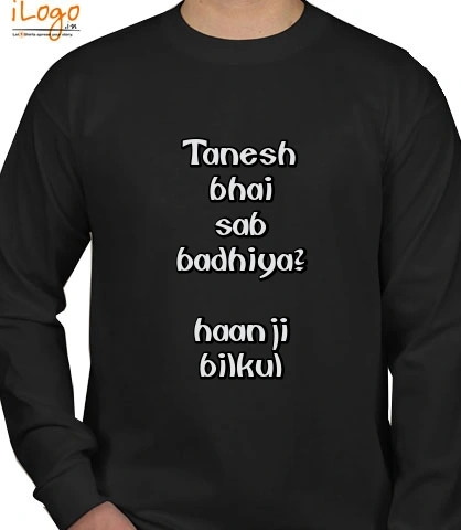 tanesh - Personalized full sleeves T-Shirt