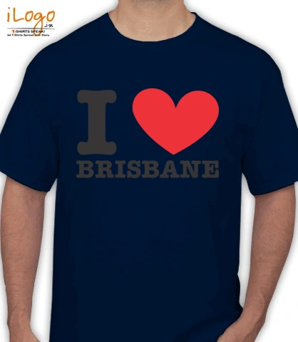 i love brisbane - Men's T-Shirt