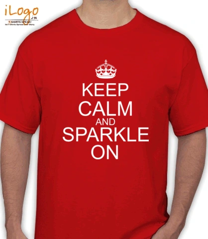 Keep-Calm-n-Sparkle-On - T-Shirt
