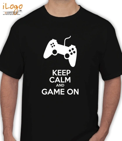 keep-calm-and-game-on - T-Shirt