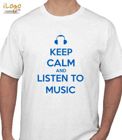 keep-calm-and-listen-music - T-Shirt