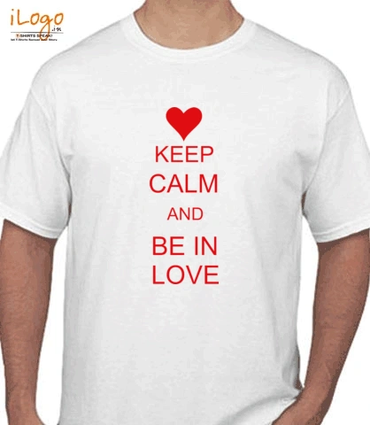 keep-calm-be-in-love - T-Shirt